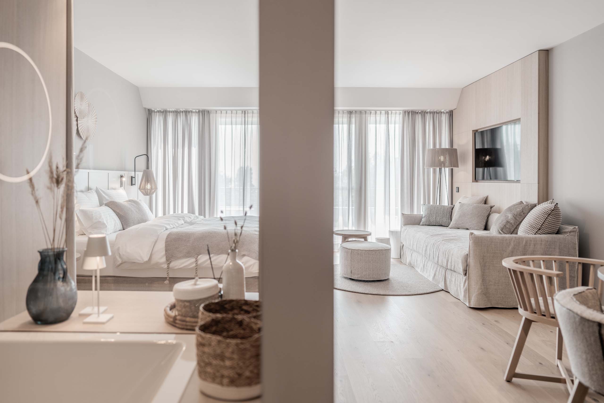 Atemberaubende Aussicht auf den ruhigen Neusiedler See